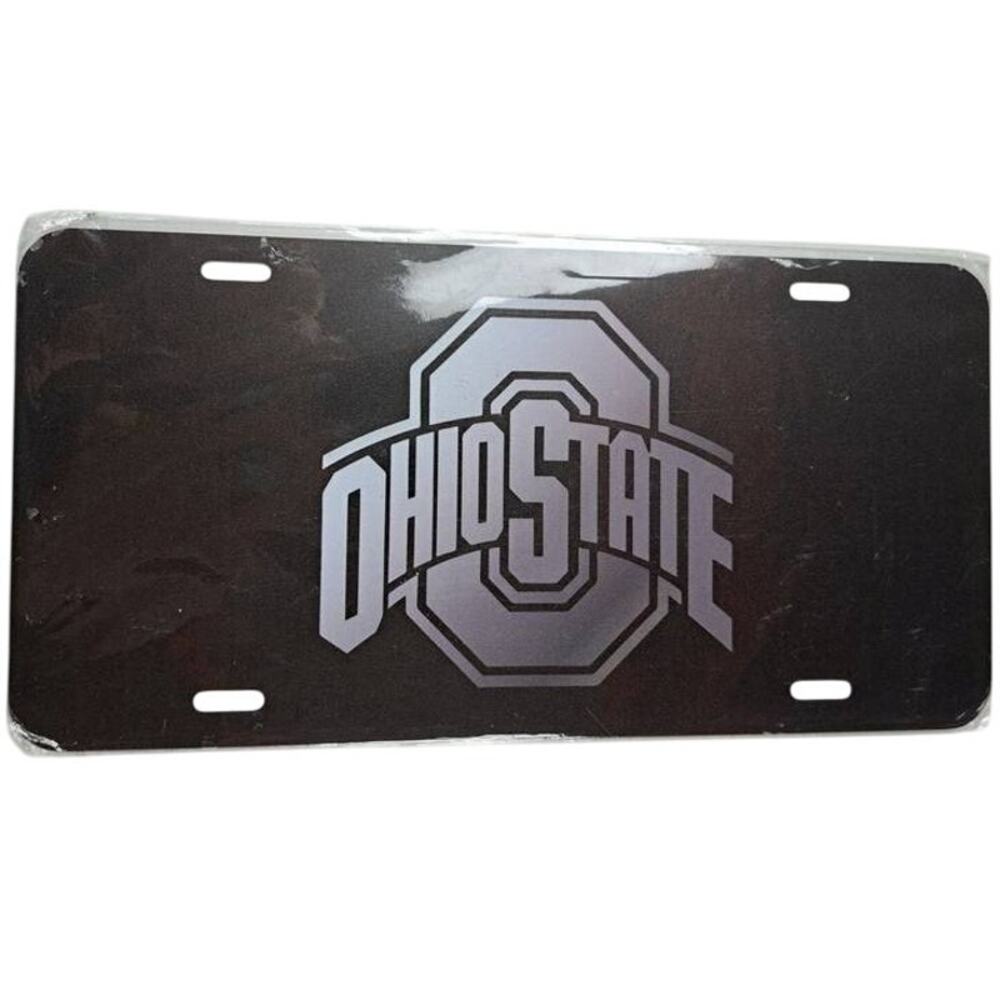 NEW Ohio State License Black & Gray Ombre License Plate Sealed